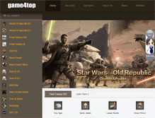 Tablet Screenshot of game4top.com